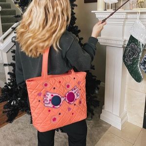 NEE Vera Bradley Embellished Small Vera Tote Bag - LUNA LOVEGOOD